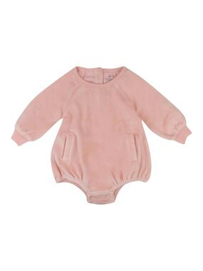 Honest Baby Plush Light Pink Baby One-Piece Bodysuit | 24-months | NIP